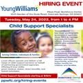 YoungWilliams Child Support Services - in-person Hiring Event 
