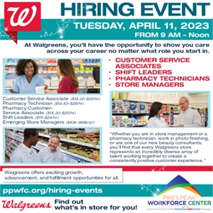 Walgreens In-Person Hiring Event