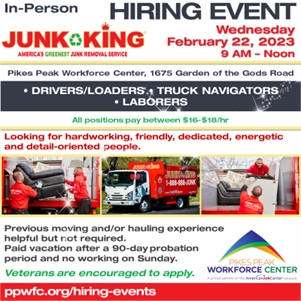 Junk King – Hiring Event